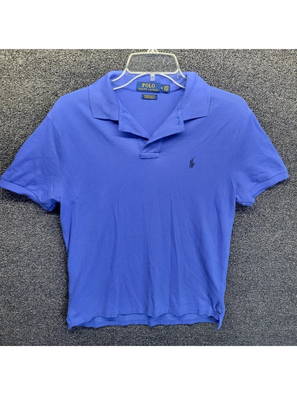 Ralph Lauren Polo Custom Slim Fit Stretch Mesh Polo Shirt Sz M